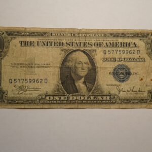 One dollar silver certificate, 1935 series.