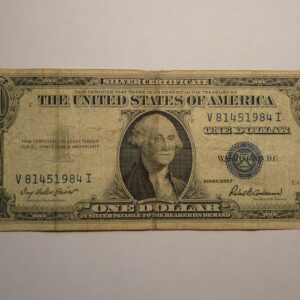 One dollar silver certificate, 1935.