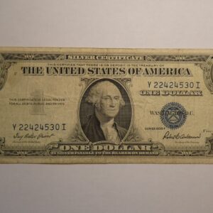 One dollar silver certificate, 1935 series.