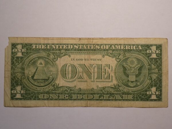 One dollar bill, United States of America.