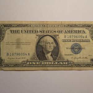 One dollar bill, United States of America.