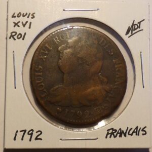 Image of 1792 France King Louie