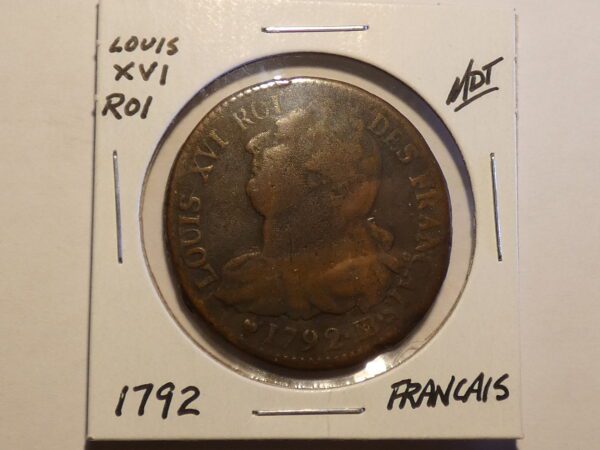 Image of 1792 France King Louie