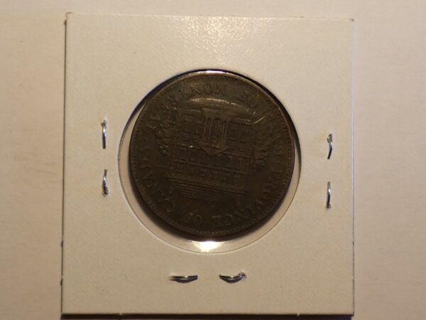 1842 Concordia Bank Token Half Penny Image