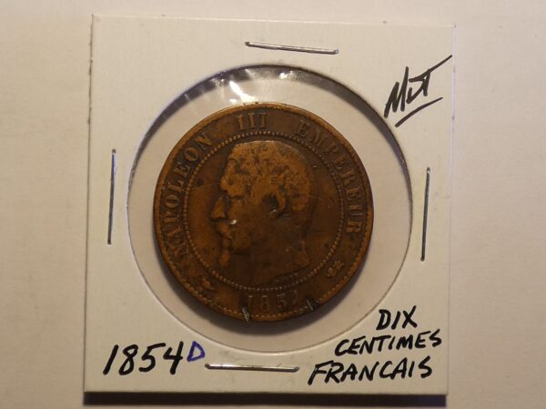 French Empire Napoleon Cinq Centimes Image