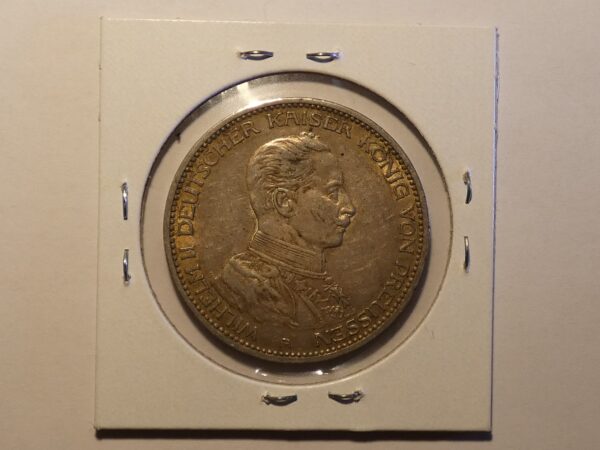 German coin featuring Wilhelm II.