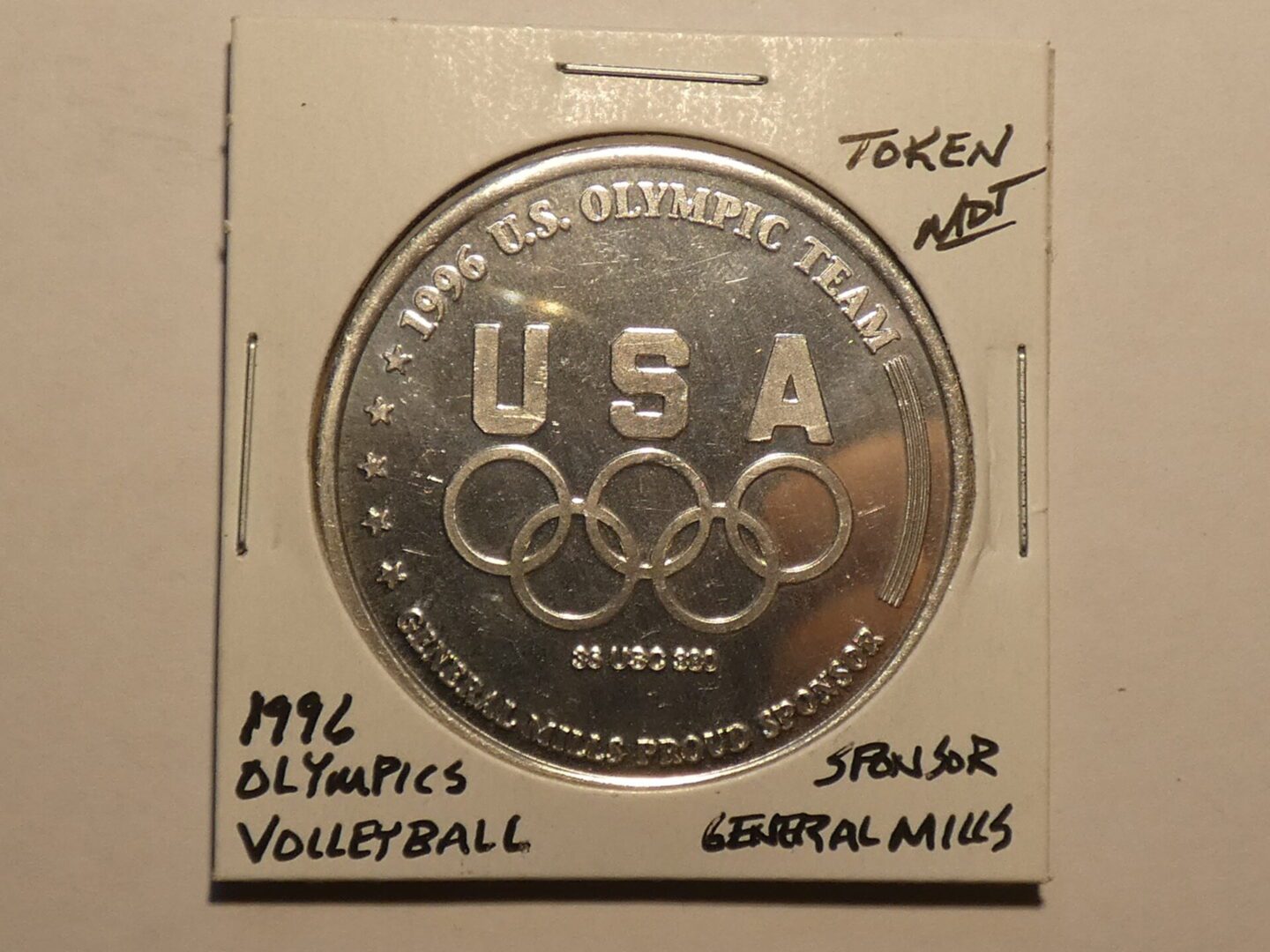 1996 US Olympic Team Volleyball Token