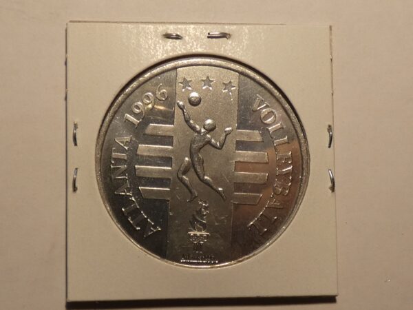 1996 Atlanta Olympic Volleyball coin.