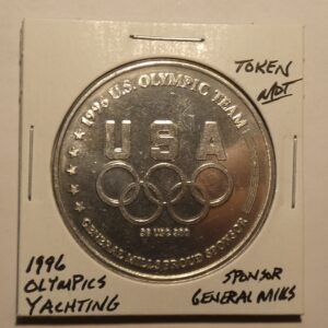 1996 US Olympic Team Token, General Mills sponsor.