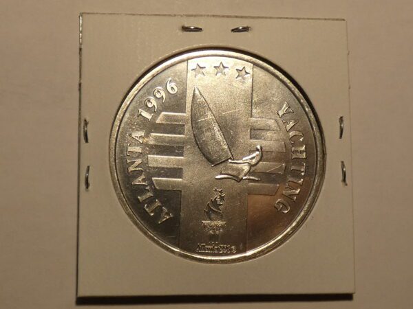 1996 Atlanta Olympics sailing coin.