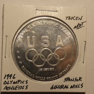 1996 US Olympic Team token, General Mills sponsor.