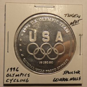 1996 US Olympic Team cycling token.