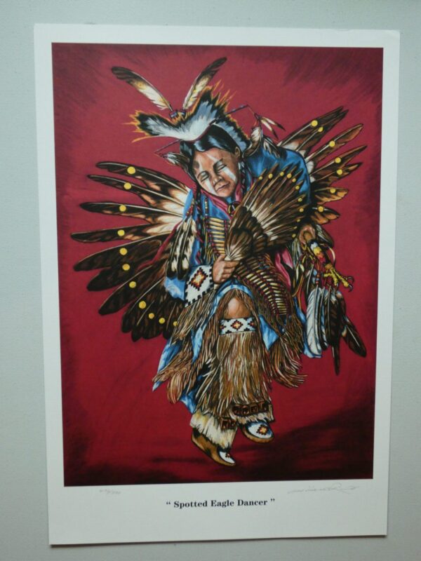 Native American Art Spotted Eagle Dancer