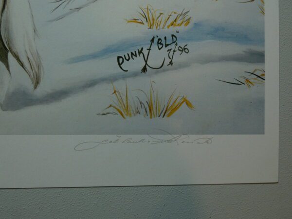 Punk 'bld' 1996 watercolor print.